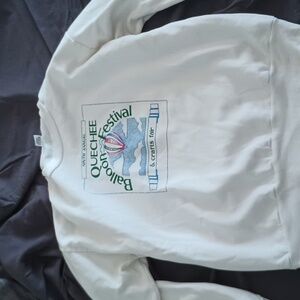 White Quechee Balloon Festival Sweatshirt. 1988???